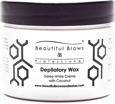 Beautiful Brows Depilatory Coconut Scented Wax 80g