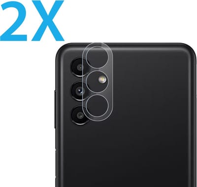 Camera lens Protector 2x Geschikt voor: Samsung Galaxy A14 4G - screen protector - glas - bescherm je camera - beschermglas - Transparant