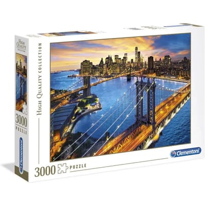 Clementoni - Puzzel - 3000 Stukjes - New York - Puzzel Voor Volwassenen - High Quality Collection