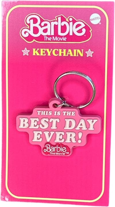 Barbie 2D PVC sleutelhanger This is the best day ever !