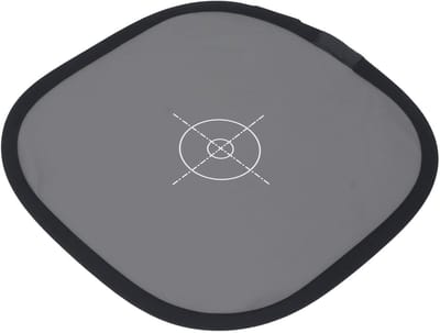 Witte Balanskaart voor Fotografie met Focus Schaal - Wasbaar en Herbruikbaar voor Professionele Beelden