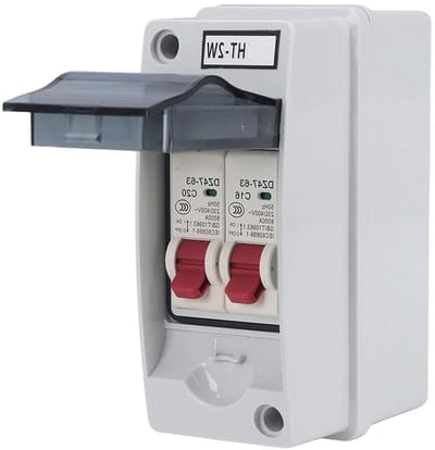 Regendichte Verdeelkast - Compacte Behuizing - Buiten Elektrische Installaties - IP65 Weerbestendig - 13 x 10 x 6 cm - Grijs