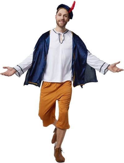 dressforfun - Hoofse boodschapper XXL - verkleedkleding kostuum halloween verkleden feestkleding carnavalskleding carnaval feestkledij partykleding - 302654