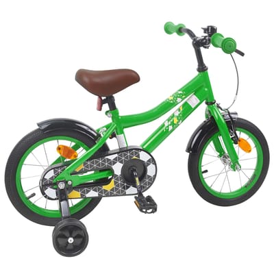 vidaXL - Kinderfiets - 12 - Inch - voor - 2-4 - jaar - oud - Groen
