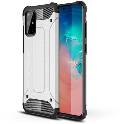 Lunso - Armor Guard hoes - Geschikt voor Samsung Galaxy S20 Plus / S20+ - Zilver
