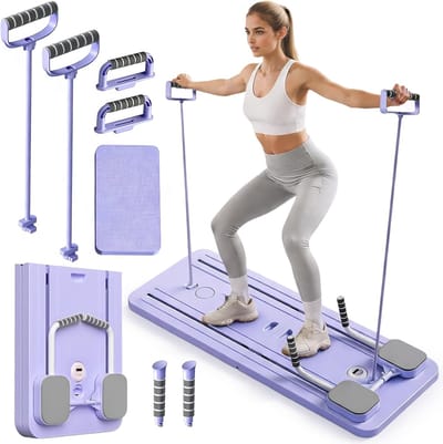 Pilates Reformer Board - Fitness Set - Full Body Training - Multifunctioneel Apparaat - 56 x 43 x 13 cm