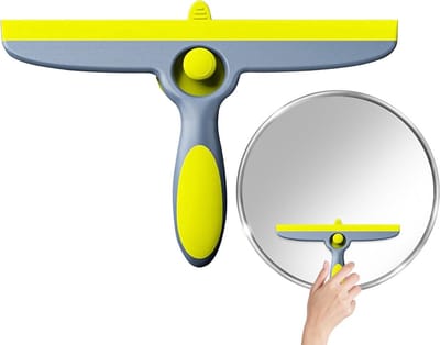 Wisser - Raamwisser - Raamtrekker - Professioneel Schoonmaken - Raamreiniging - Raam Wisser- Hand Wisser- Met Zuignap - Voor Multifunctioneel Gebruik Ramen, Douche En Auto - 25 CM Wisbreedte - Groen