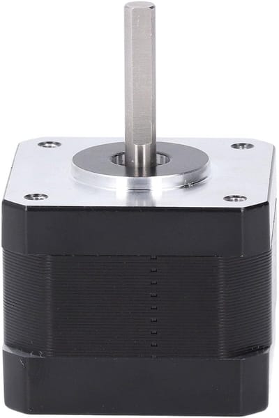 Dailygoods- Stappenmotor Hoge Torsie - 2-fase Motor - 3D-printermotor - Koolstofstaal - Stabiele Prestaties - Duurzaam en Betrouwbaar