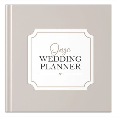 Fyllbooks - Onze Wedding Planner - Bruiloft Planner - Zand - Geschikt voor Alle Koppels