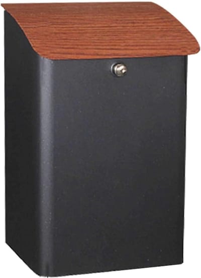 Brievenbus - Postbus Pakketbox - Veilige Post Opslag - Roestvrij Gietaluminium - 41 cm Hoog - Messing