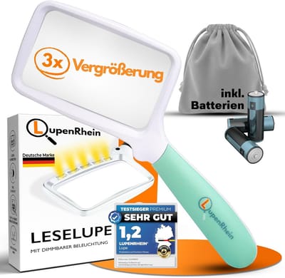 Vergrootglas met Licht - Inklapbare Leesloep 3x Vergroting voor Senioren