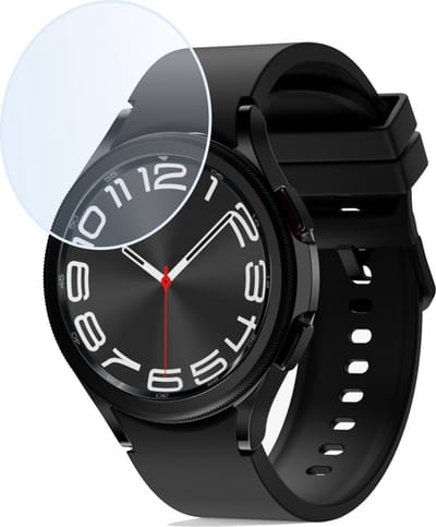 Screenprotector - Geschikt voor Samsung Watch 6 Classic 43 mm Screenprotector Bescherm Glas - Screen Protector Geschikt voor Samsung Galaxy Watch 6 Classic (43 mm) Screenprotector Tempered Glass