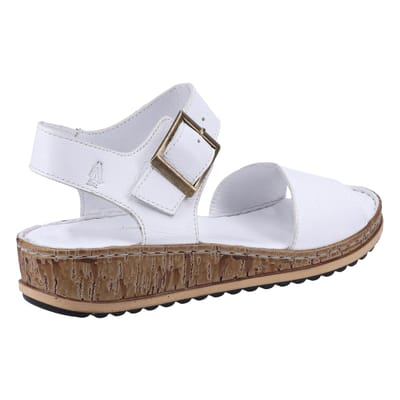 Hush Puppies Dames/dames Ellie leren sandalen (Wit)