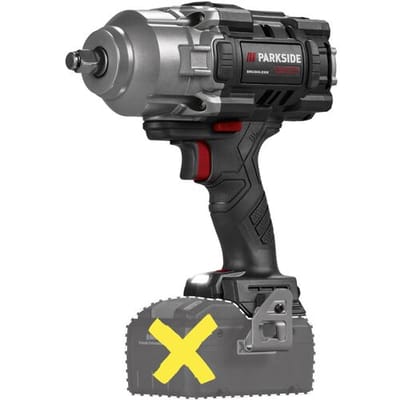 PARKSIDE PERFORMANCE Accu-slagmoersleutel 1/2" 20 V 1356 Nm, zonder accu en lader