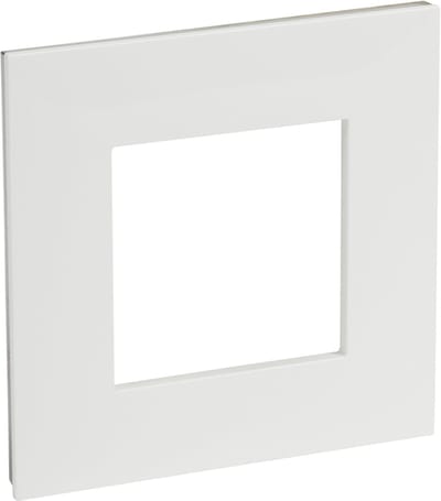 Legrand 741111 Valena afdekraam 1 mechanisme wit chroom