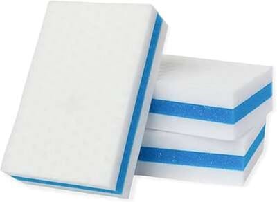Intex Zwembad rand en bodem schoonmaak spons - 1x stuks - reinigen - 17 x 11 x 4 cm - voor buiten/tuin zwembaden