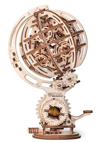 Eco-Wood-Art Kinetische Globe - Houten Modelbouw