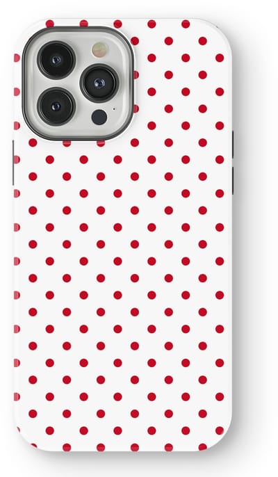 Polka Dots Hoesje geschikt voor iPhone 13 Pro | Geschikt Voor Mag | Stippen Design Backcover geschikt voor iPhone 13 Pro Cherry Dots