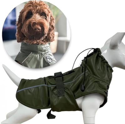 Dogs&Co Honden Regenjas Raindog Groen Maat XS