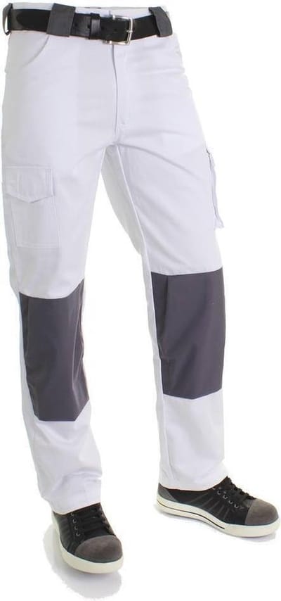 Top Rock Werkbroek WBC6040-006 katoen/poly - Wit - 49