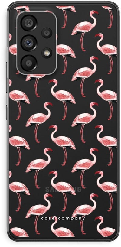 Case Company® - Hoesje geschikt voor Samsung Galaxy A53 5G hoesje - Flamingo - Soft Cover Telefoonhoesje - Bescherming aan alle Kanten en Schermrand