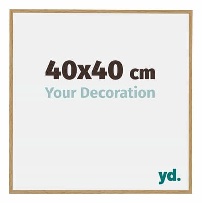 Your Decoration - Fotolijst 40x40 cm - Kunststof - Beuken Licht - Evry