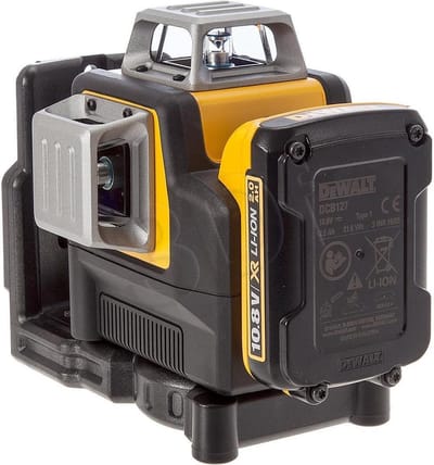 DeWalt DCE0811D1G 10,8V Li-Ion accu Kruislijnlaser 360 graden set (1x 2,0Ah accu) in koffer - groen - 15m