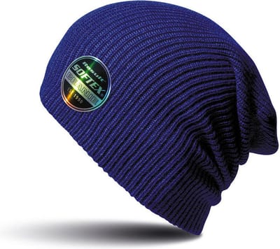 Warme gebreide Beanie wintermuts in het kobalt blauw voor volwassenen - Damesmutsen / herenmutsen - 100% polyacryl
