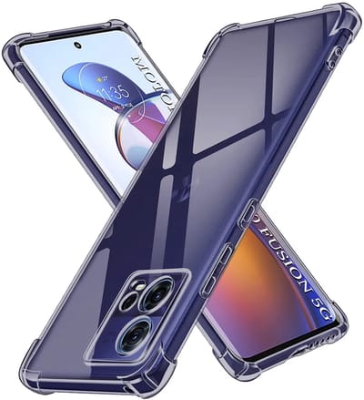 Hoesje geschikt voor Motorola Edge 30 Fusion - Techsuit Shockproof Silicone Back Cover - Zwart