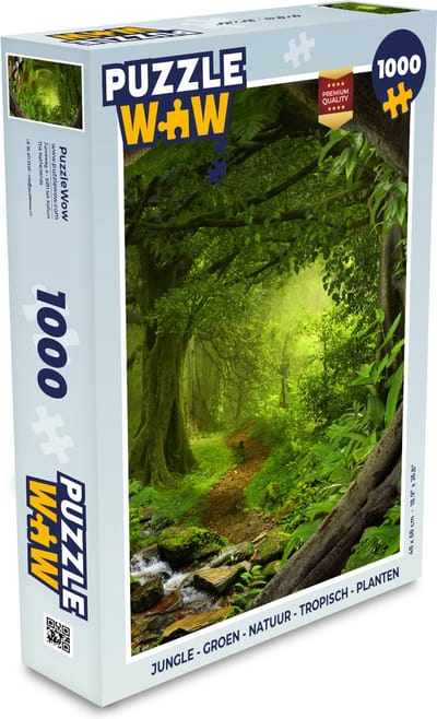 Puzzel Jungle - Groen - Natuur - Tropisch - Planten - Legpuzzel - Puzzel 1000 stukjes volwassenen