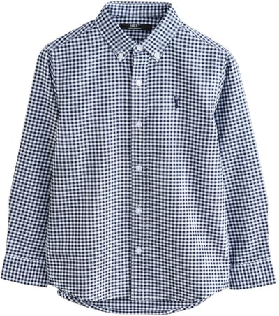 Next - Jongens - Single Oxford-overhemd - Blauw