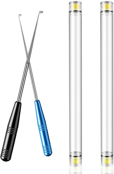 Dailygoods- Vishaak Remover Lichtgewicht - Vishaak Ontkoppelaar - Vishaak Verwijderaar - Gereedschap voor Vissen - Accessoires voor Visserij - Inclusief Opslagbuis - Haakverwijderaar