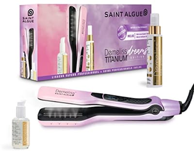 Professionele Stoomstijltang met Titanium Coating - Ideaal voor Alle Haartypes