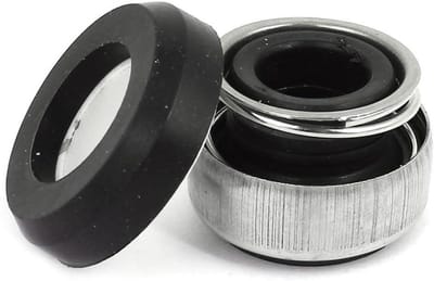 Mechanische Afdichting - Rubberen Balg - Waterpompen Repareren - Enkele Veer - 12mm Binnendiameter - Zwart