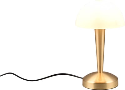 Reality Tafellamp Canaria Messing incl. 1x Standaard gloeilamp,E14, 4,9W,3000K,470 Lm