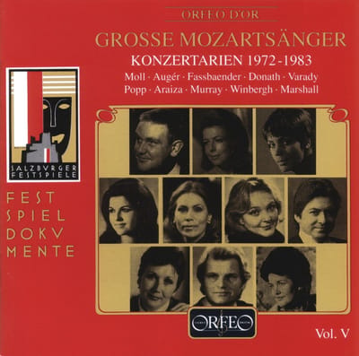 Mozarteum Orchester Salzburg - Große Mozartsänger Vol. 5 (Konzertarien 1972-1983) (CD)