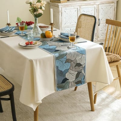 Tafellopers met bladpatroon Modern Huis Bruiloftsdecoratie Tafelloper Keukendecor TV-kast Tafelkleden Placemats Bedvlag 30x45cm 2pcs
