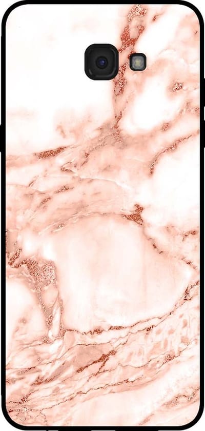 Smartphonica Telefoonhoesje voor Samsung Galaxy A7 2017 marmer look - backcover marmer hoesje - Wit Rosé Goud geschikt voor Samsung Galaxy A7 2017