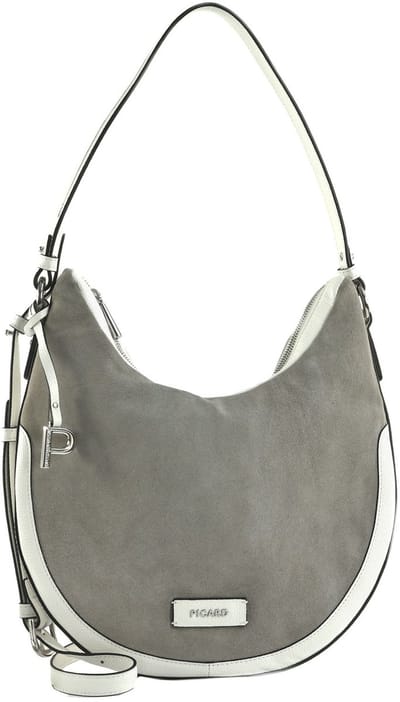 PICARD schoudertas Highlands Handbag WhiteLilyk grijs
