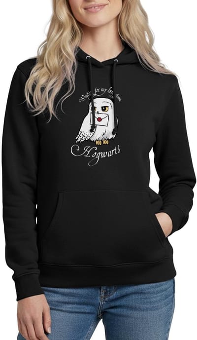 Harry Potter Hedwig Met Brief Waiting For My Letter Hoodie Dames