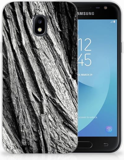 Bumper Hoesje Samsung Galaxy J3 2017 Boomschors Grijs