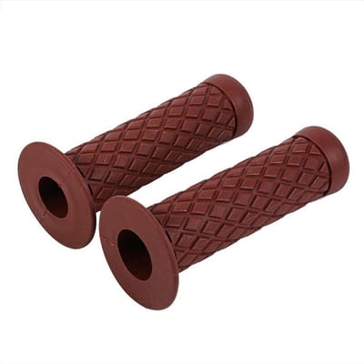 Motorfiets Stuurgrepen - Universele Handgrepen - Veilig Rijden - Antislip Rubber - 7/8 Inch 22mm - Bruin