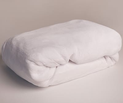 Sweet Home Fleece Teddy Hoeslaken, Wit - 90 x 200 cm - Polyester