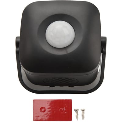 Ingang Welkom Deurbel Infrarood Bewegingssensor Alarmdetector Audiospeler voor Winkel Winkel Zwart