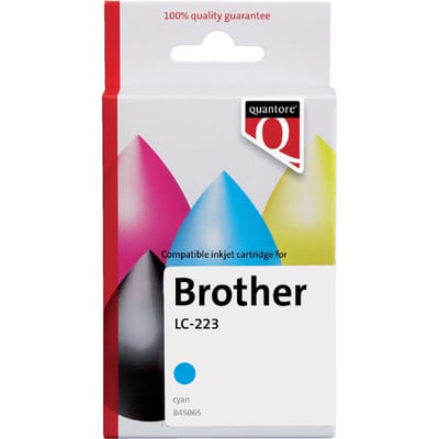 Inktcartridge Quantore Brother LC-223 blauw | Blister a 1 stuk