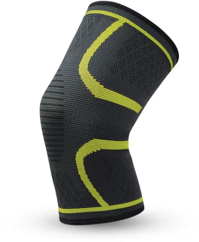 CHPN - Knieband - Kniebrace - Kniebandage - Knie Brace - Kniepijn - Knieblessure - Blessurepreventie - Geel - Maat XL - Sportbrace