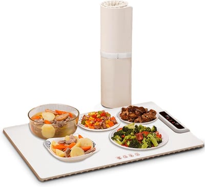 Voedselwarmer Lade - Warmhoudplaat Elektrisch - Buffetten Thuis - Instelbare Temperatuur - 60x38cm - Zwart