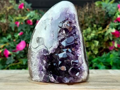 Amethist cluster uit Uruguay - 869 gram