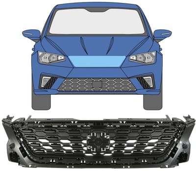 Grill voor Seat Ibiza 2017-