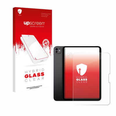 upscreen - Screenprotector voor Apple iPad Pro 11" 2024 (Voor+Camera) - Folie Beschermfolie Beschermglas transparant